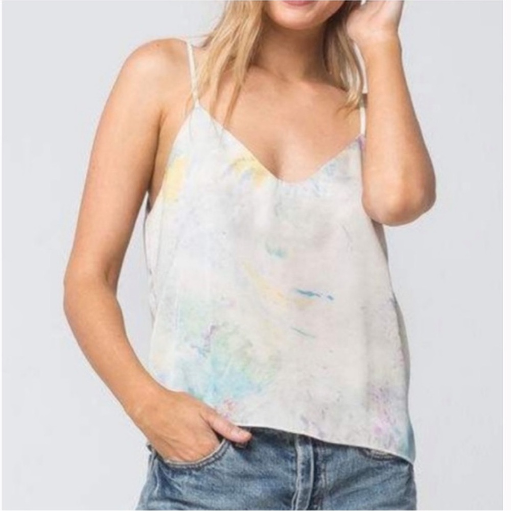 Free People Intimately Jackson Watercolor Cami Top Size S